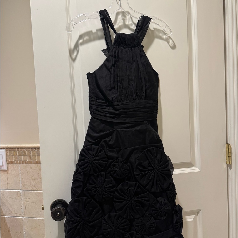 Chic Black Strapless Dress